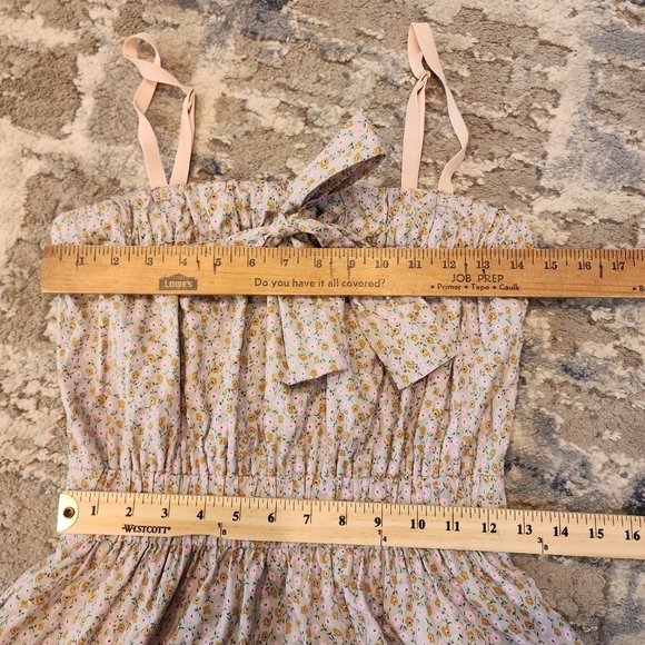 J. Crew floral mini dress.  Puff skirt. Elastic waist. Pockets.  Women's size XS - Picture 15 of 16